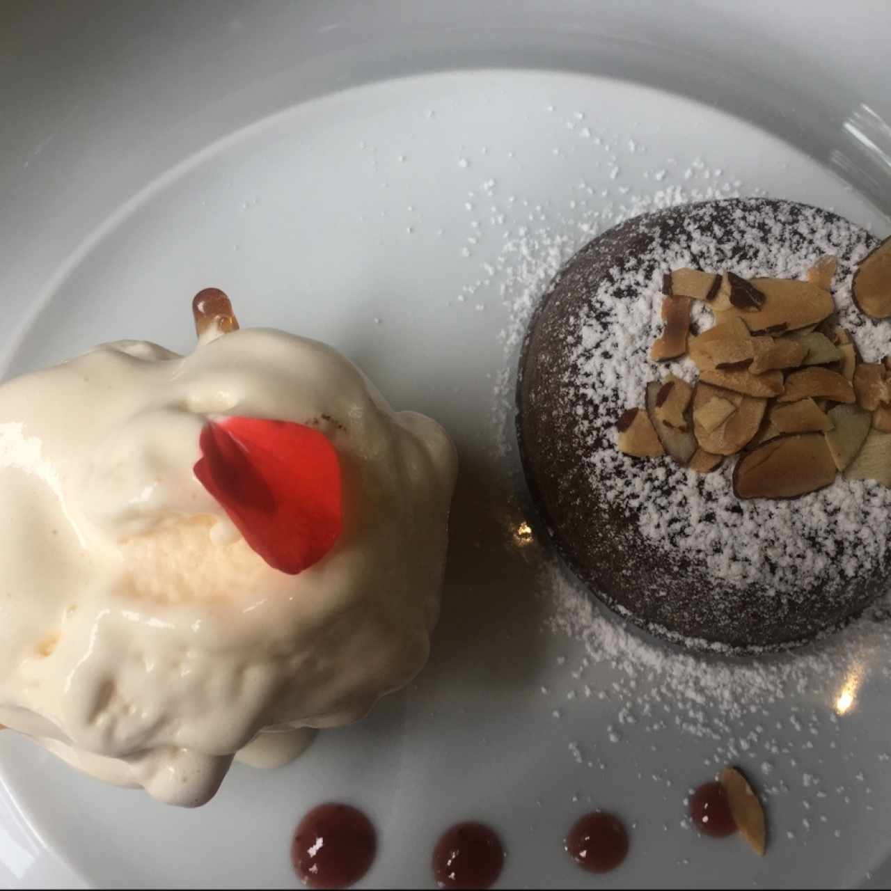 Postres - Fondant de chocolate