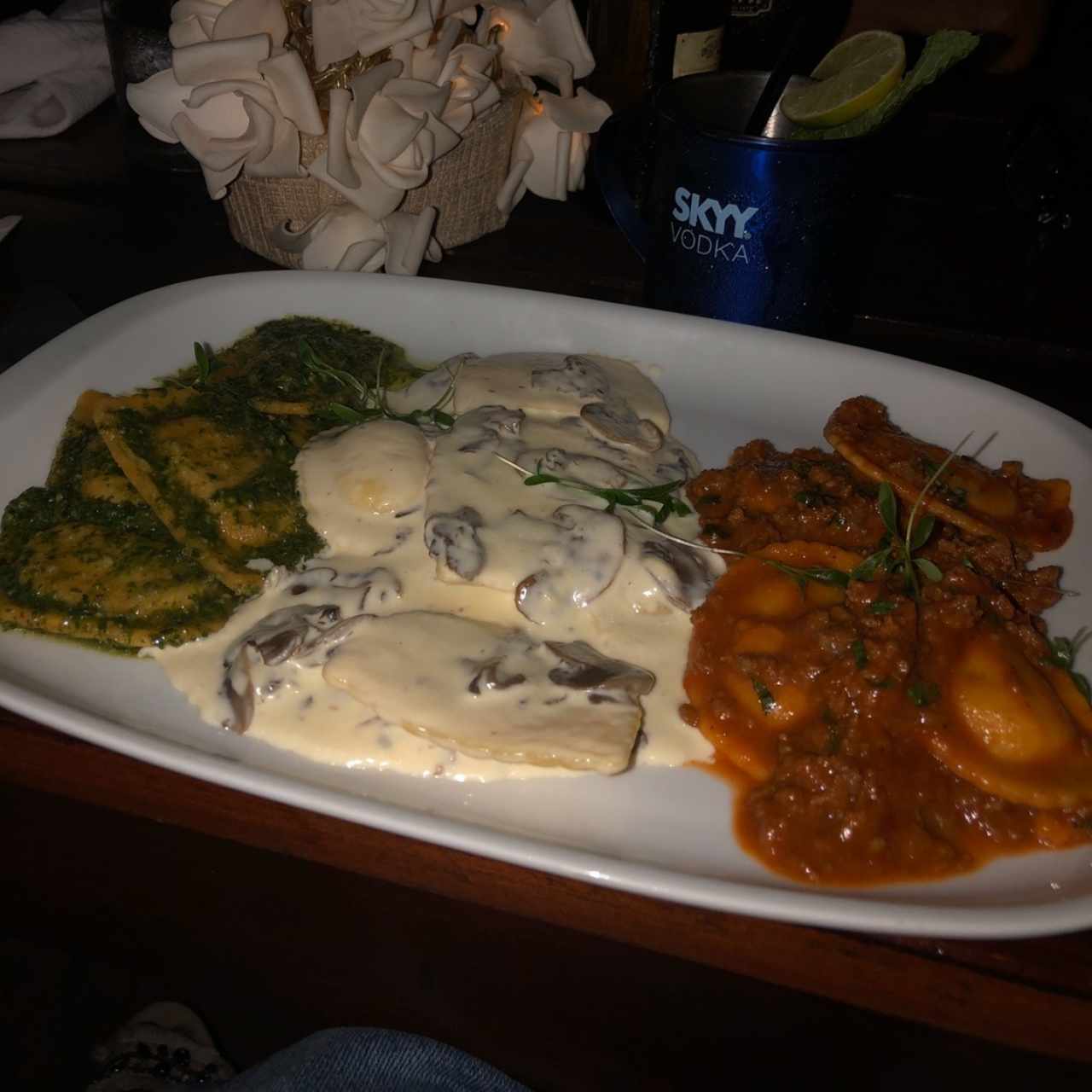 Trio de Raviolis