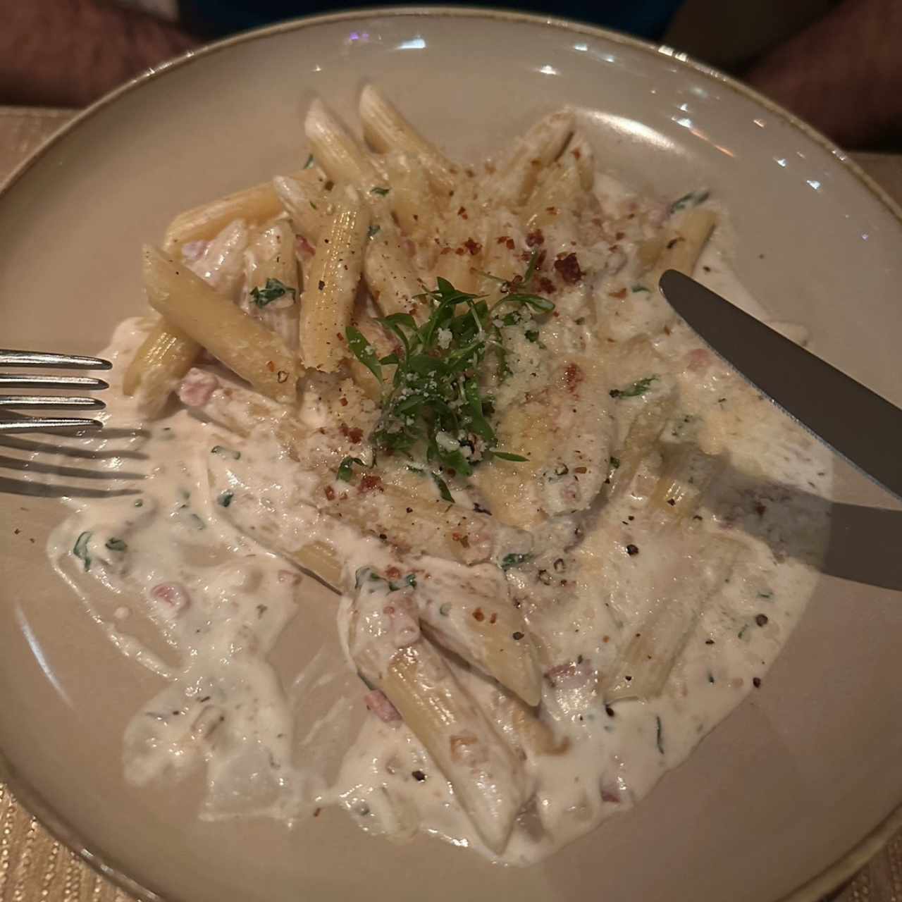 Pasta a la carbonara