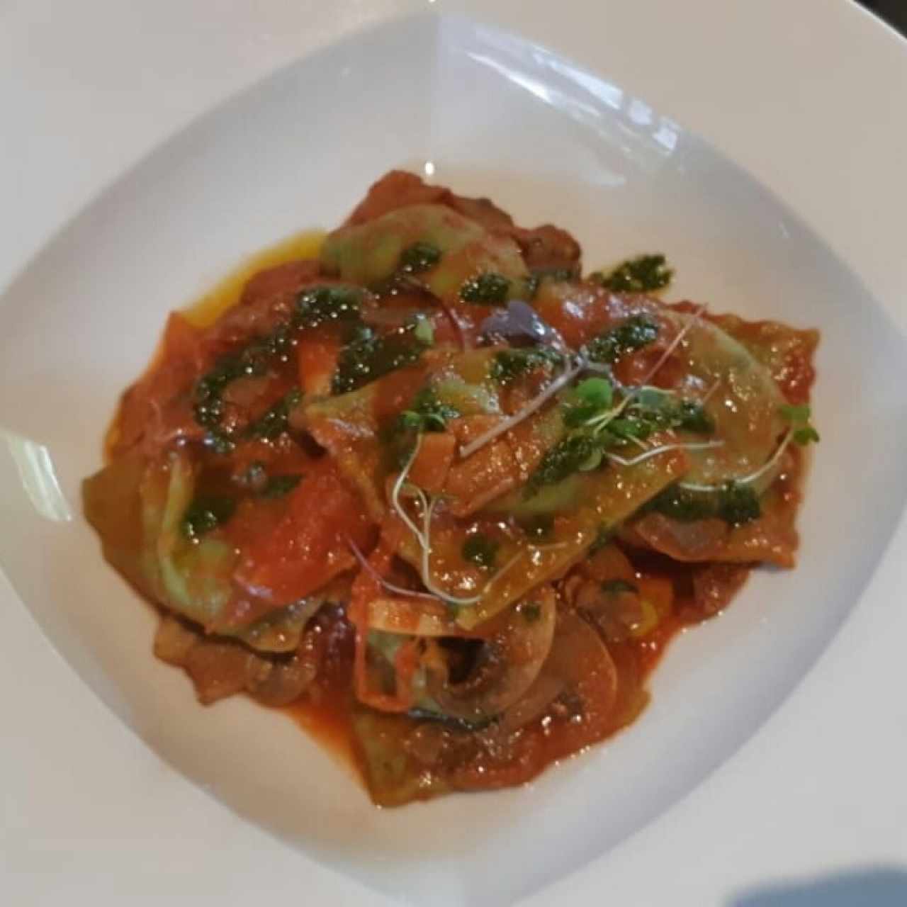 Raviolos Ricotta y Espinaca