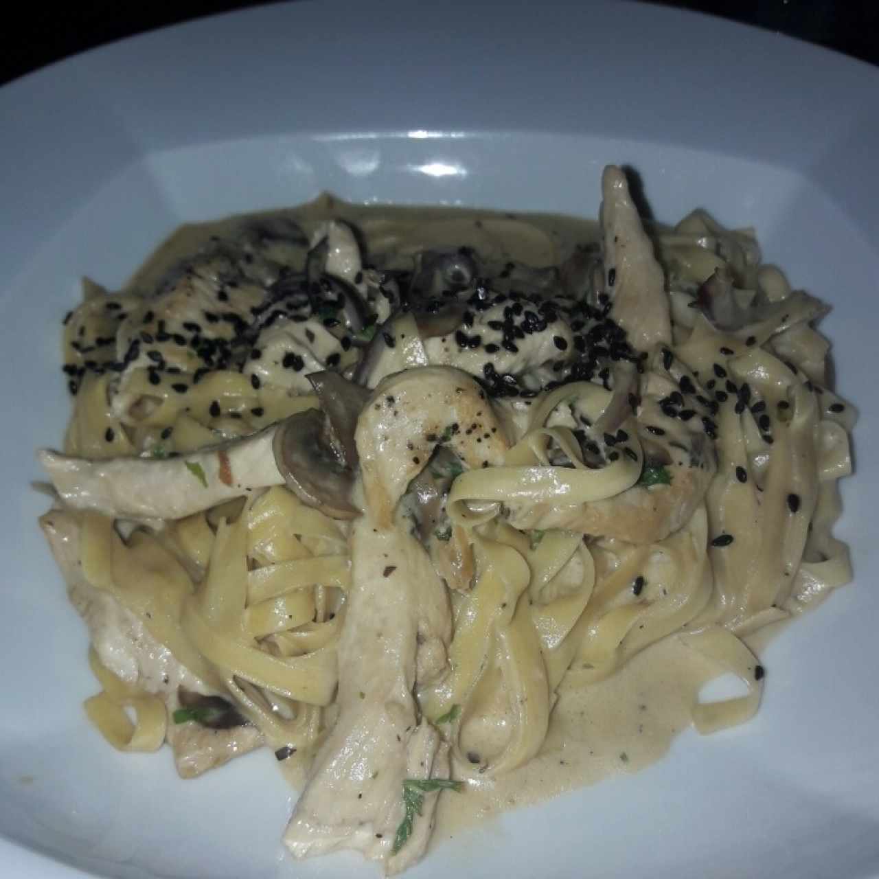 Pasta con pollo