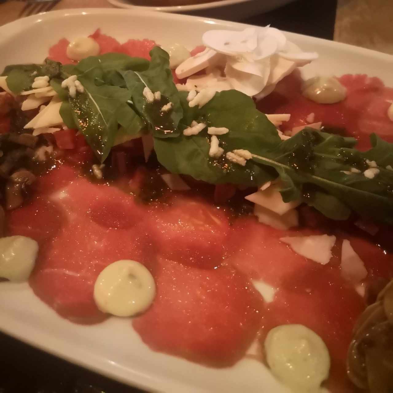 Carpaccio di manzo 