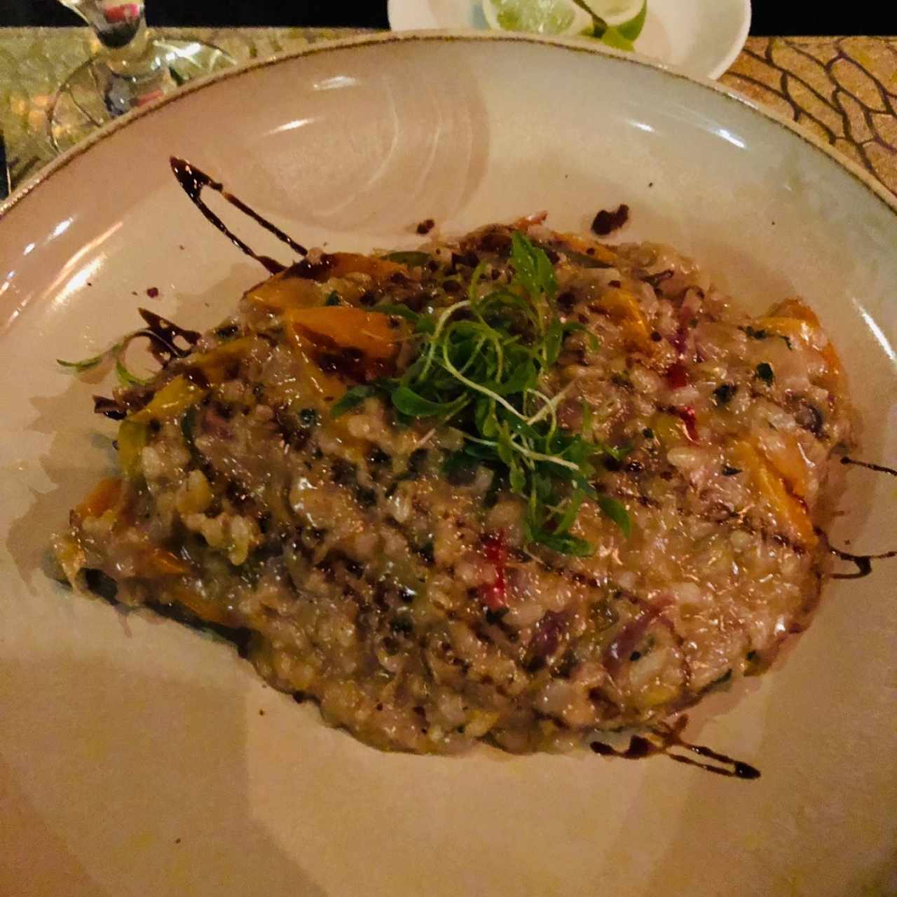 Rissoto de pernil