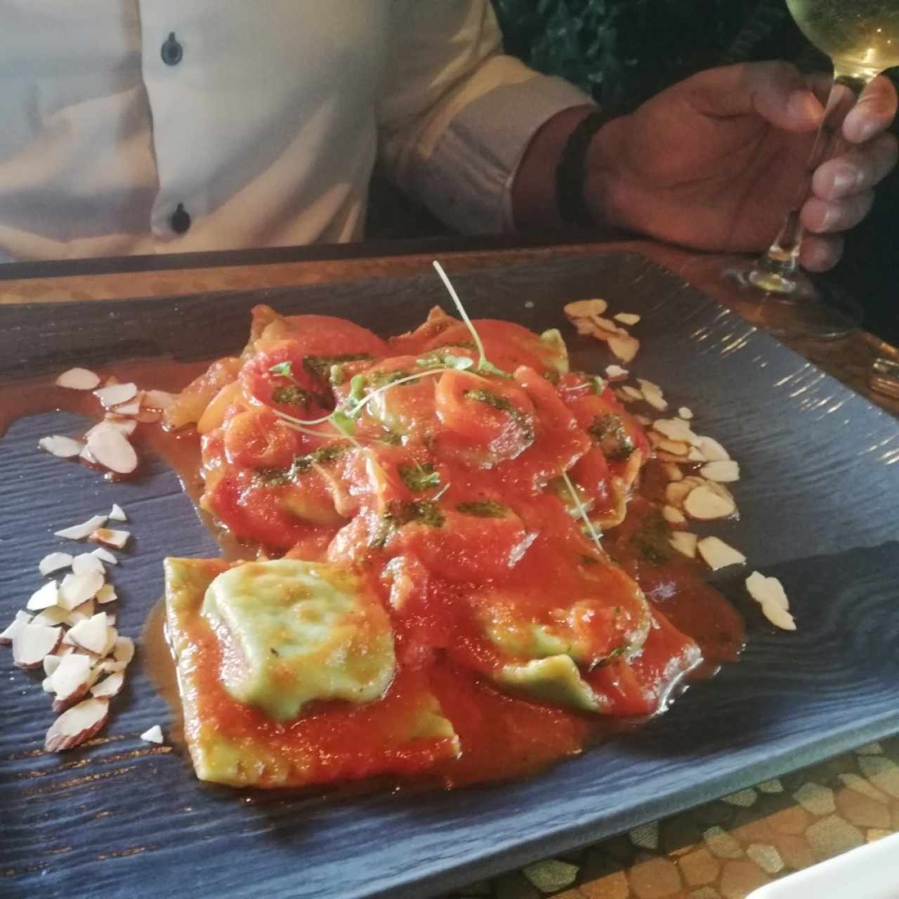 Ravioli de Rovira Mozzarella y Espinaca