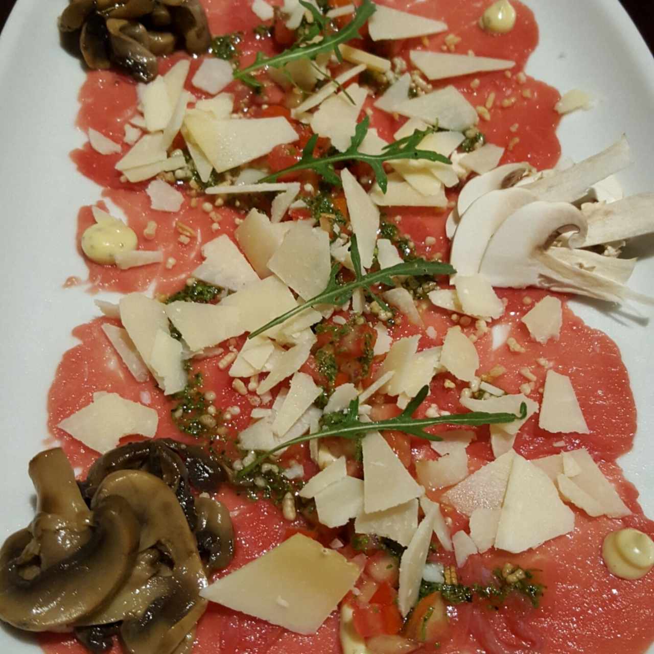 Carpaccio di manzo o filete