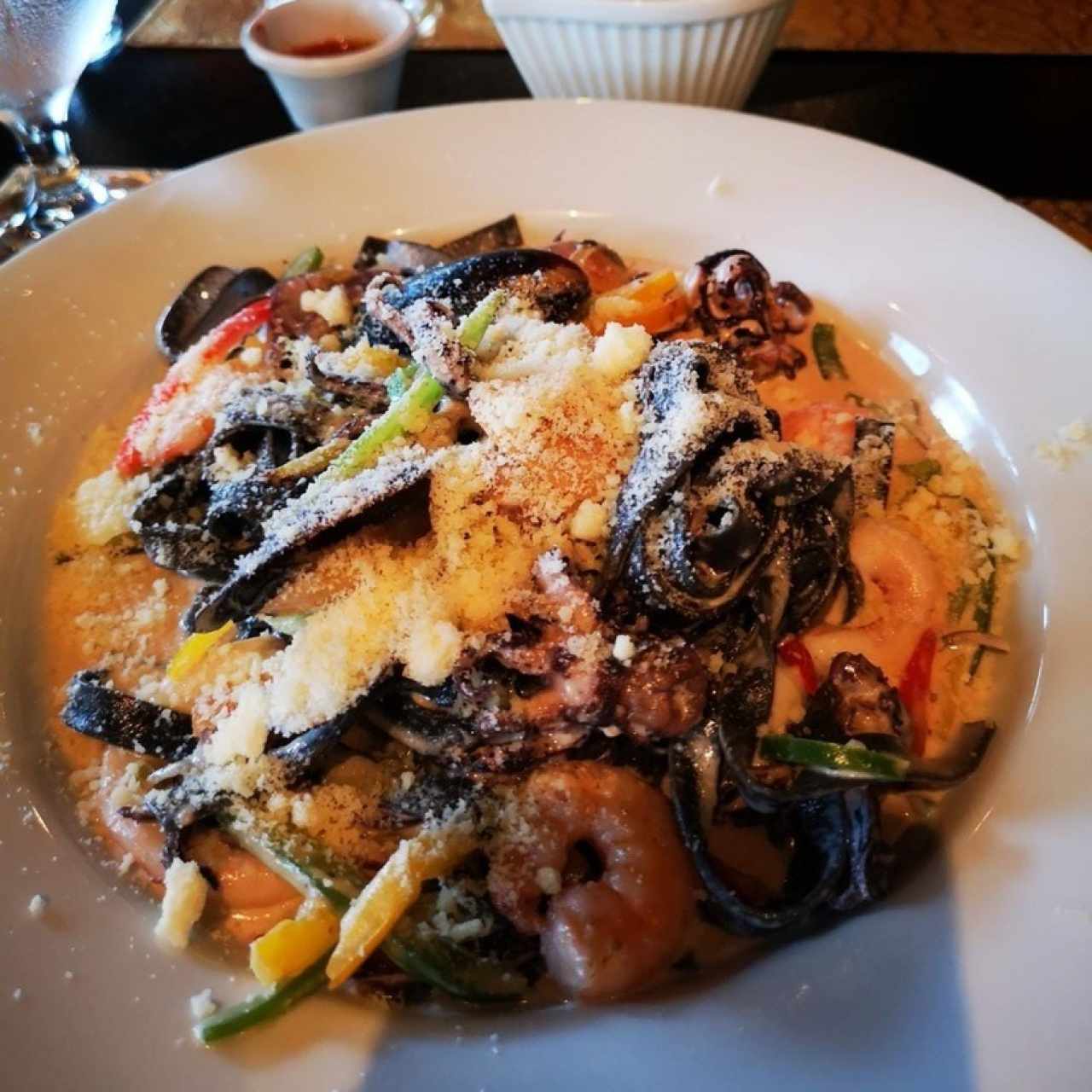 Pasta con mariscos