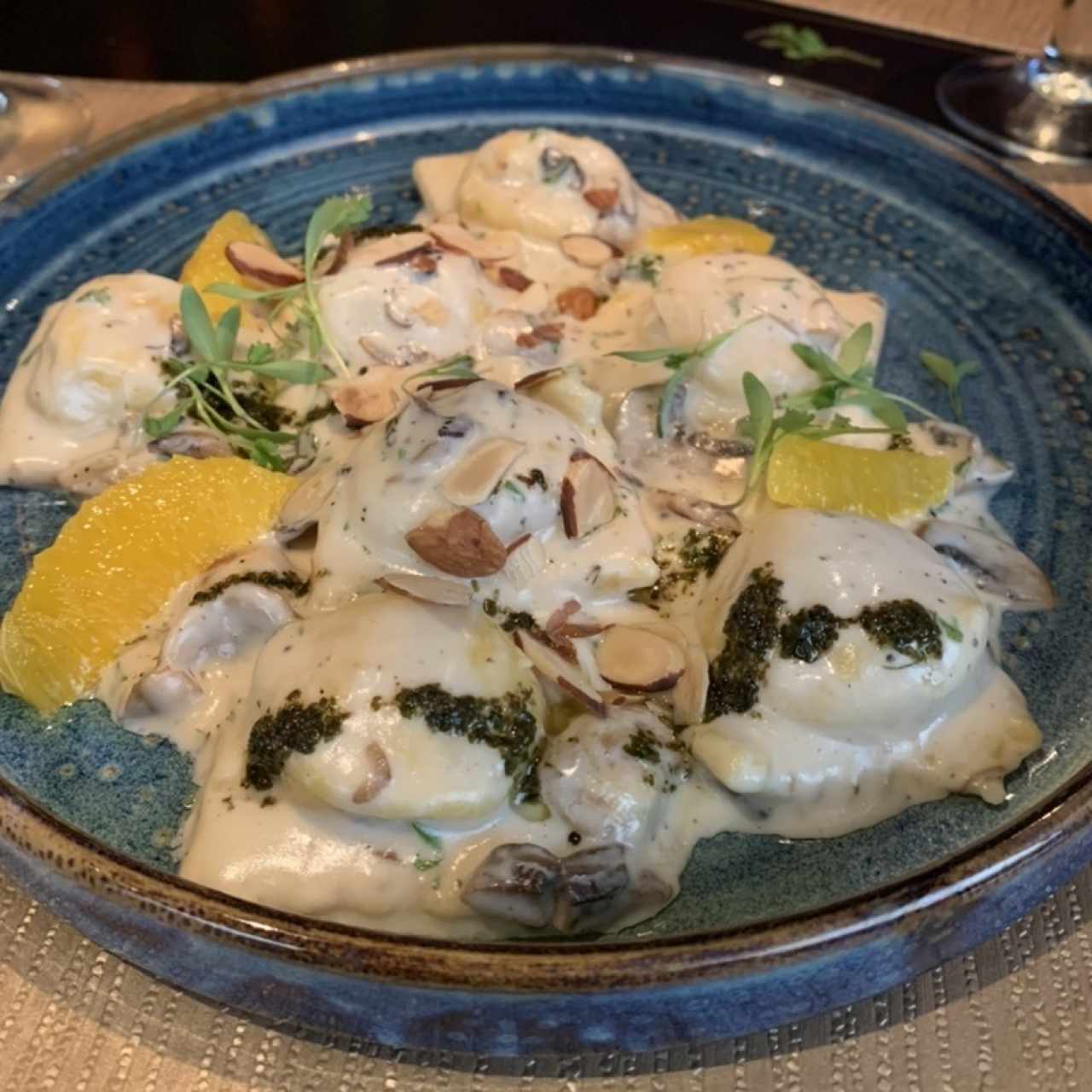 Raviolis con salmón