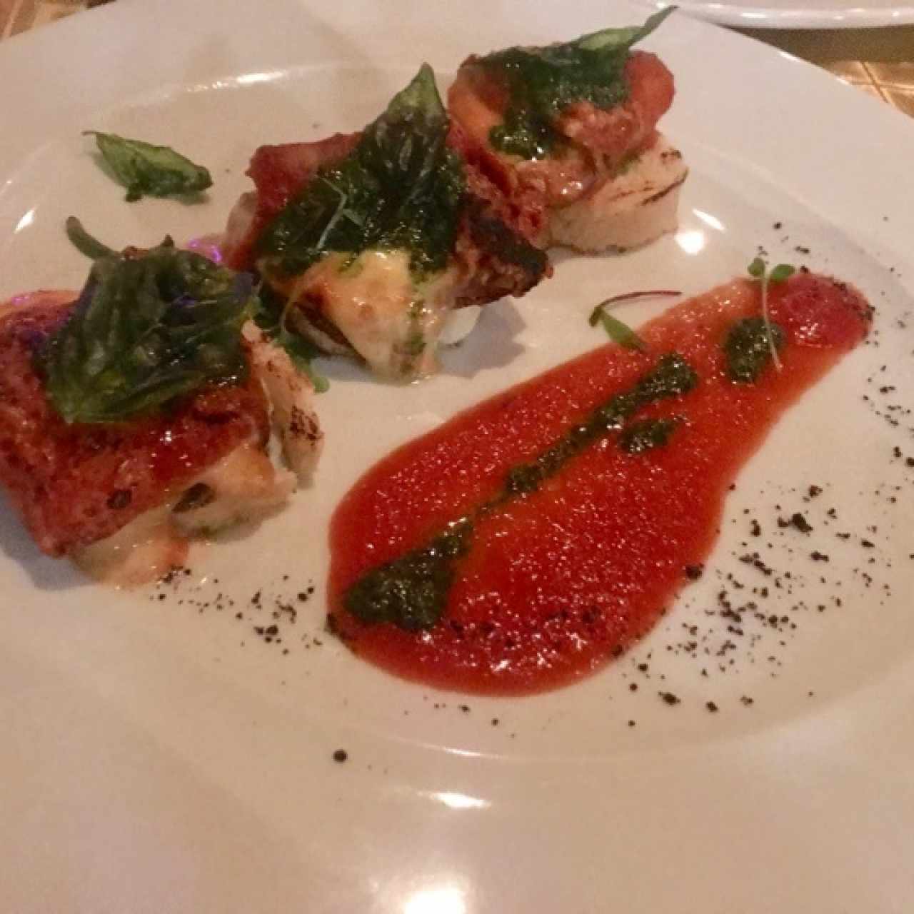 raviolis de berenjena