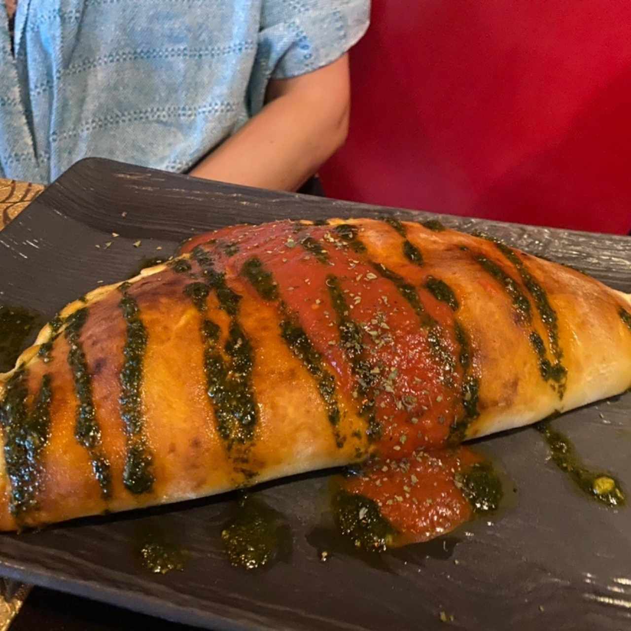 calzone de jamon