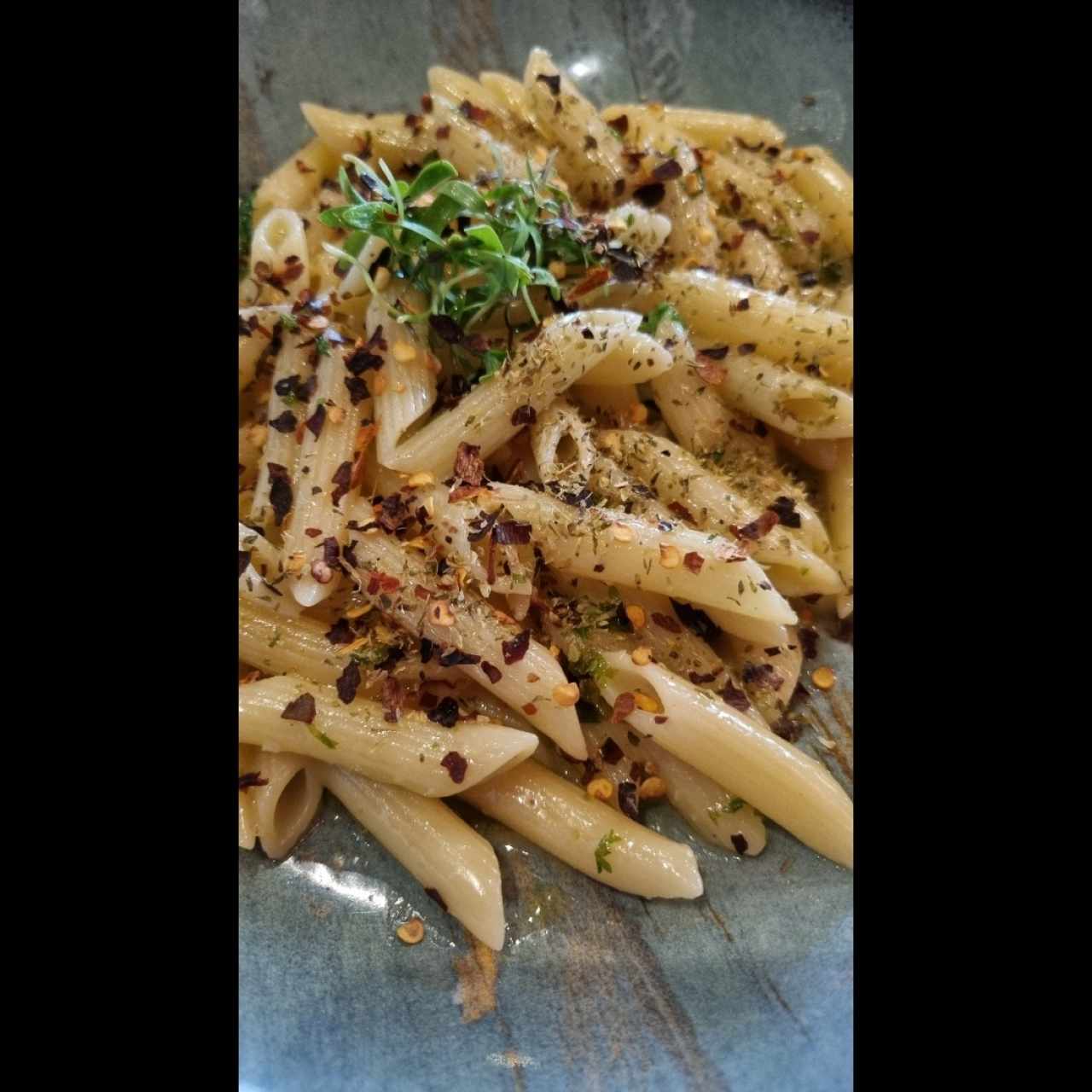 pennes al aglio oleo