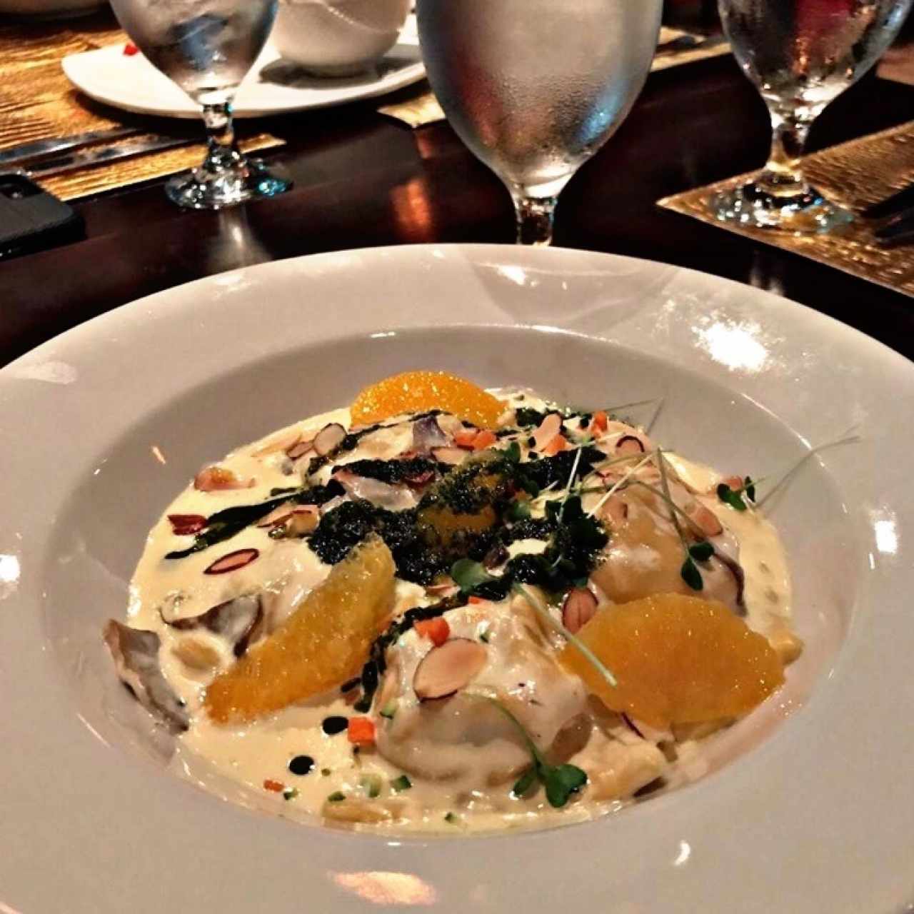 Salmon Raviolli