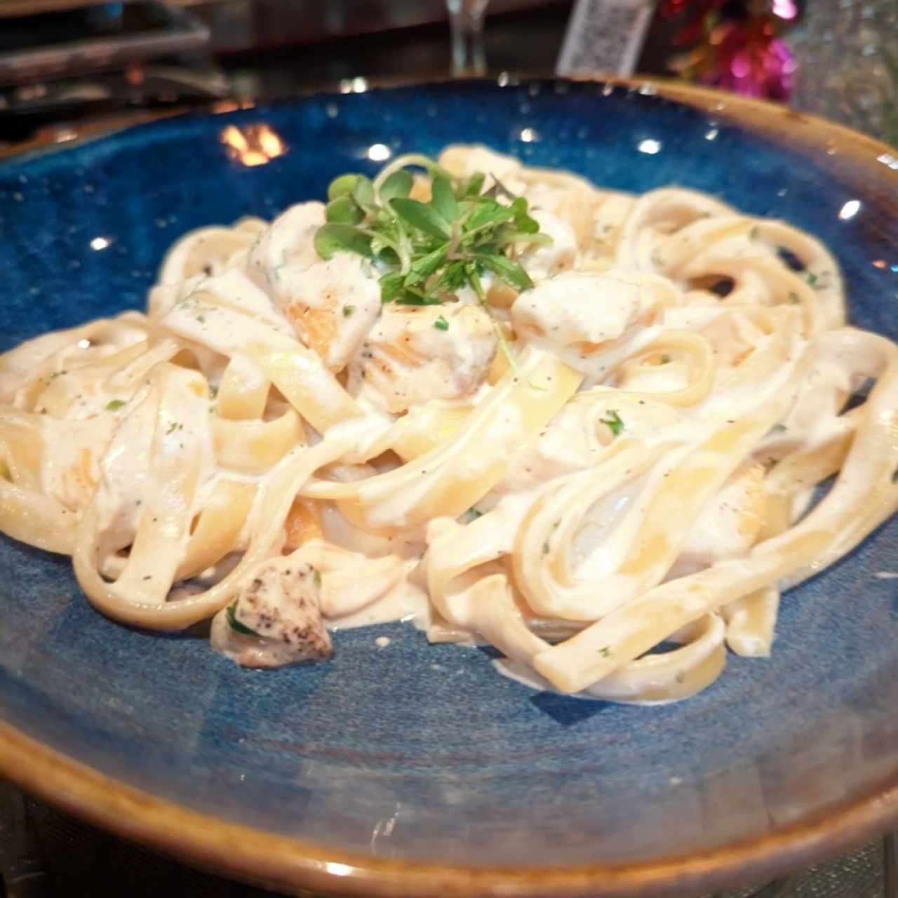Pasta con Salmón 