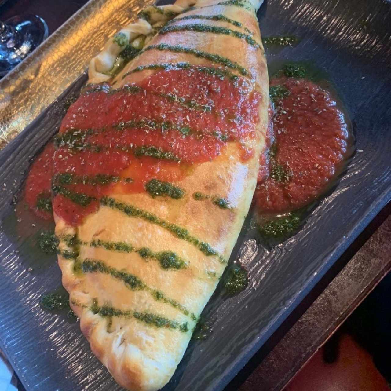 Calzone con carne 