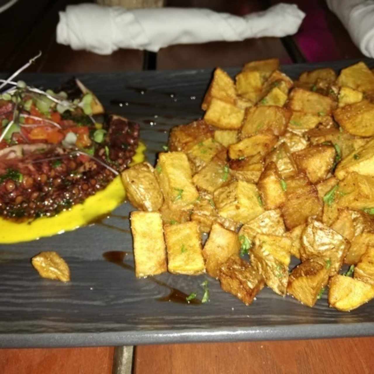 pulp al grill: verdadera porcion 