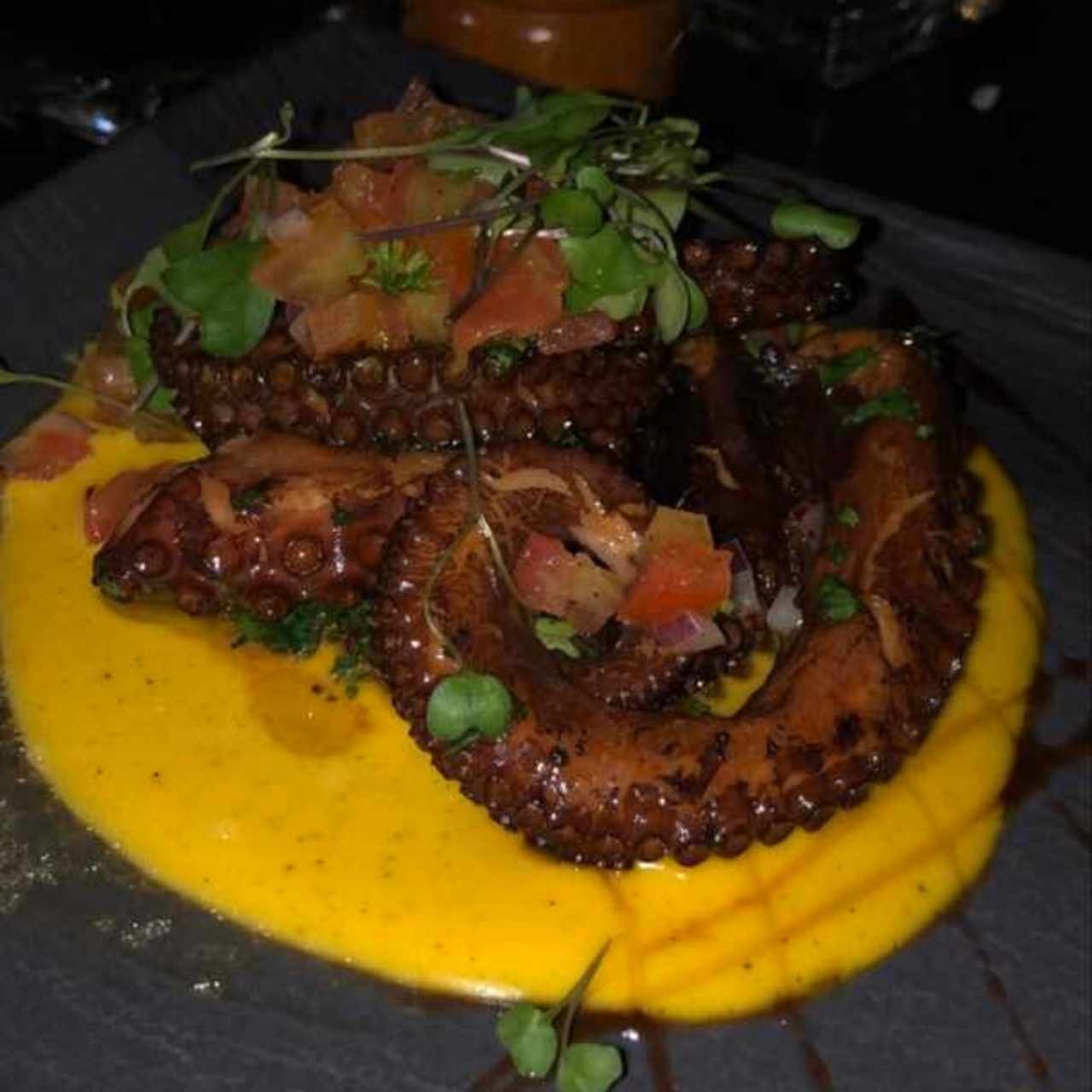 pulpo al grill