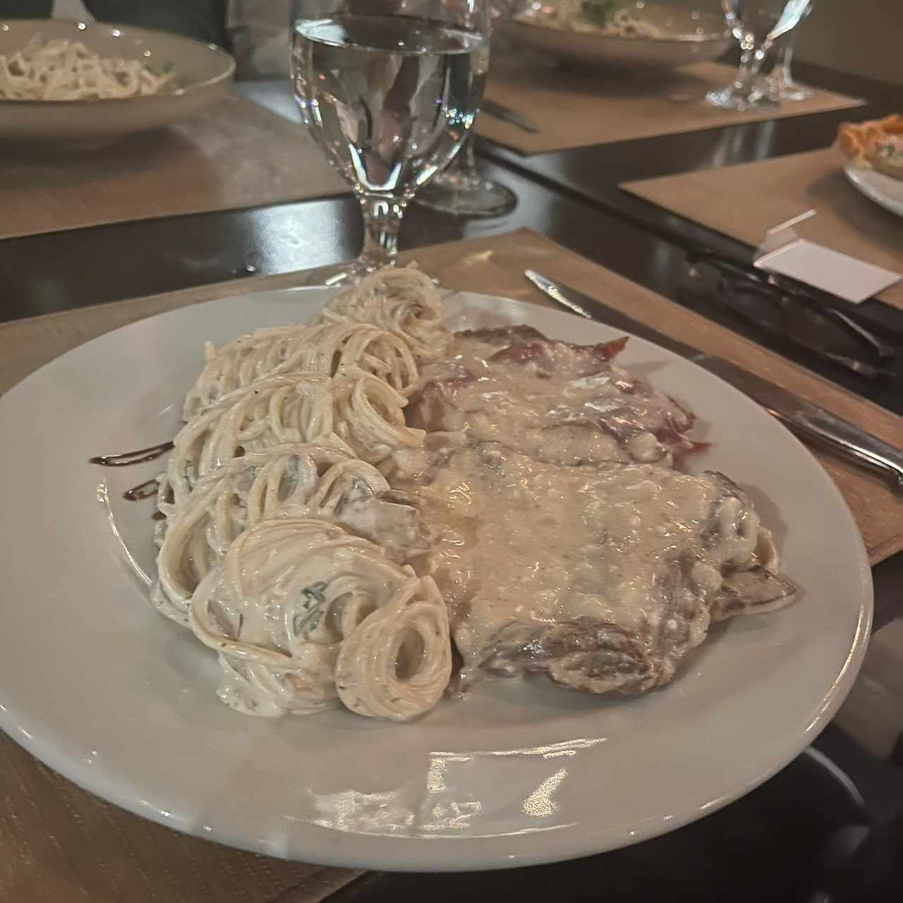 Filete y pasta 
