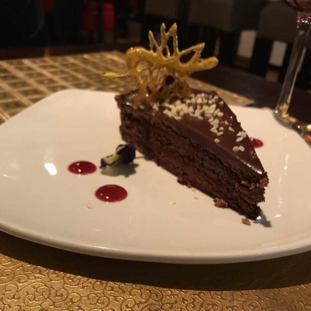 Torta de chocolate. 