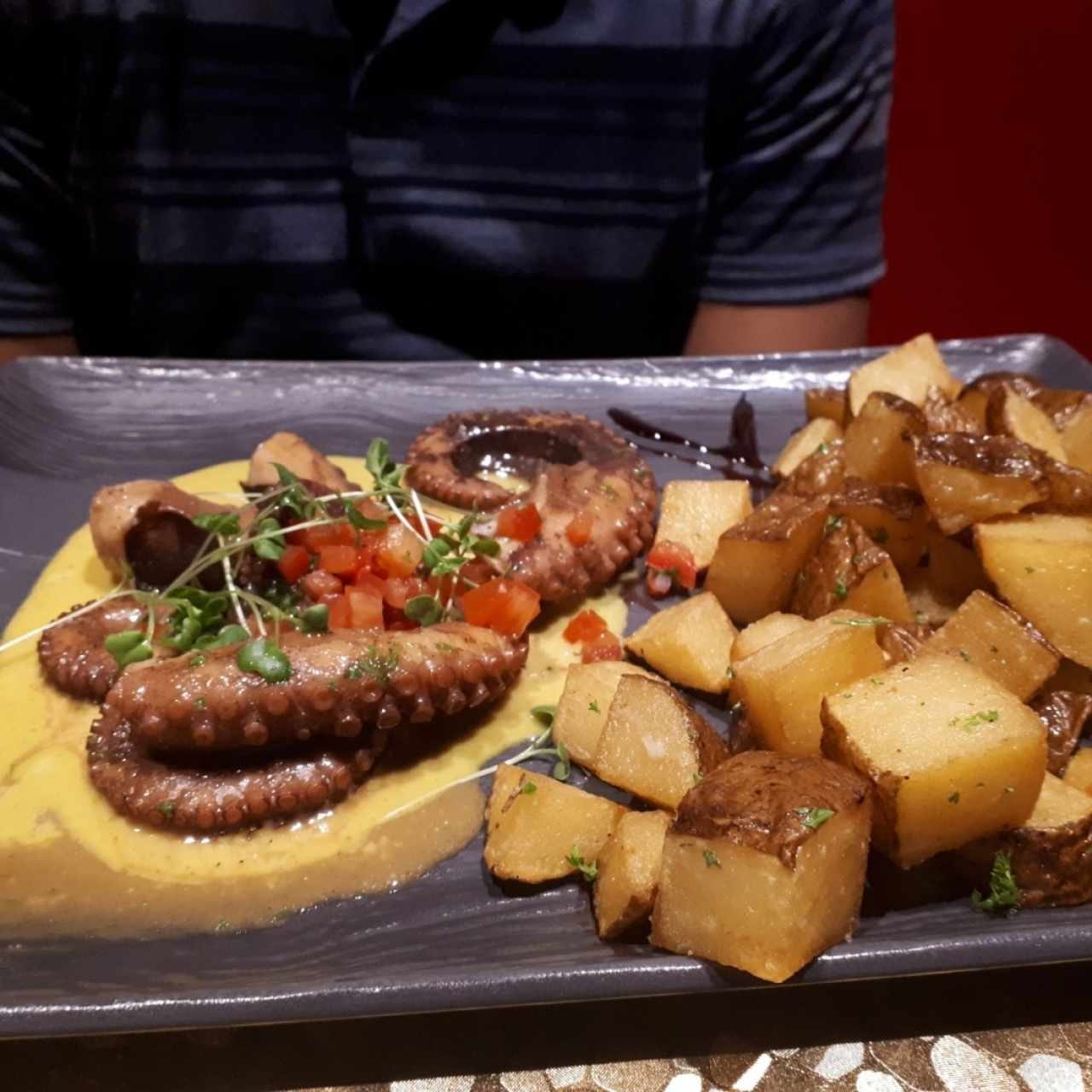 Pulpo al carbon