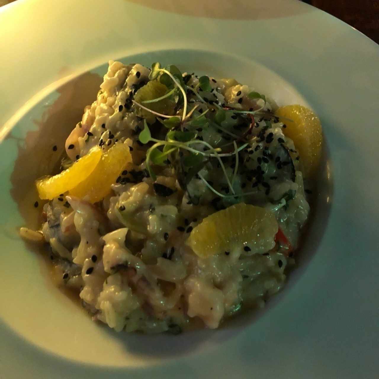 rissoto de mariscos 