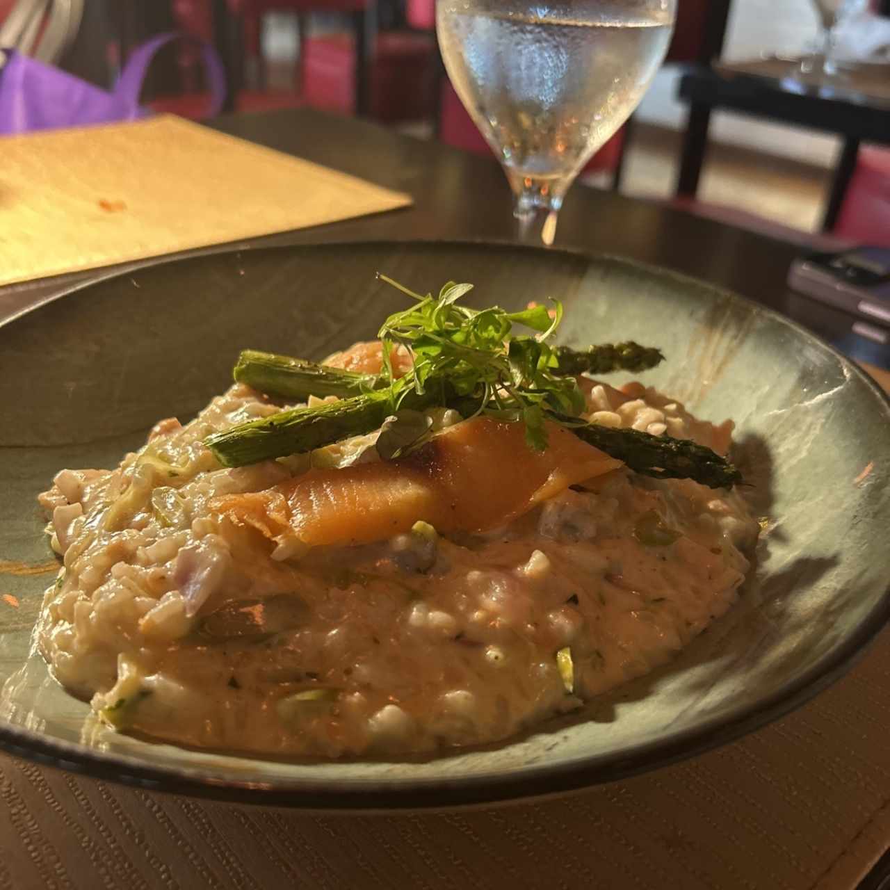Risotto de Salmón Affumicato
