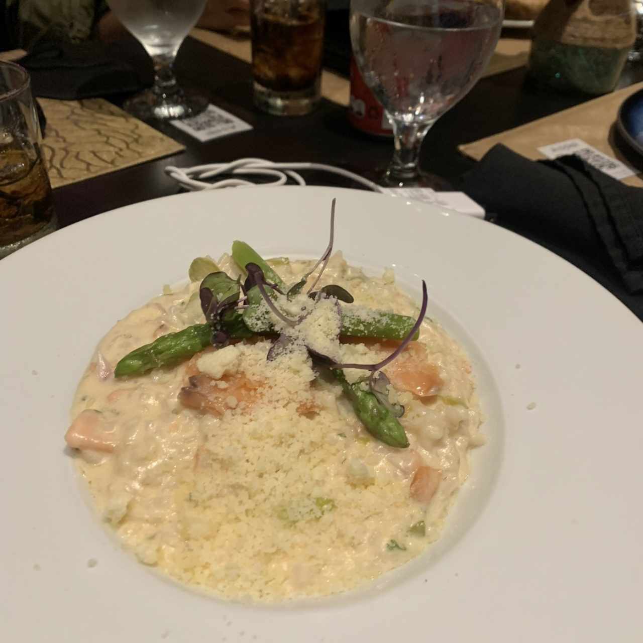 Risotto con Salmon