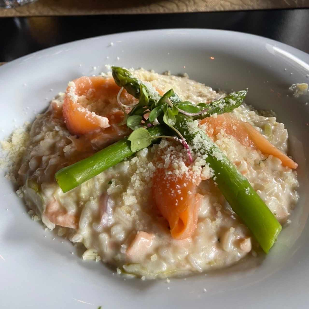 Risotto De Salmón Affumicato