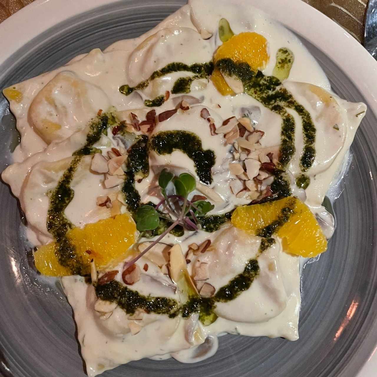 Raviolis de salmon 