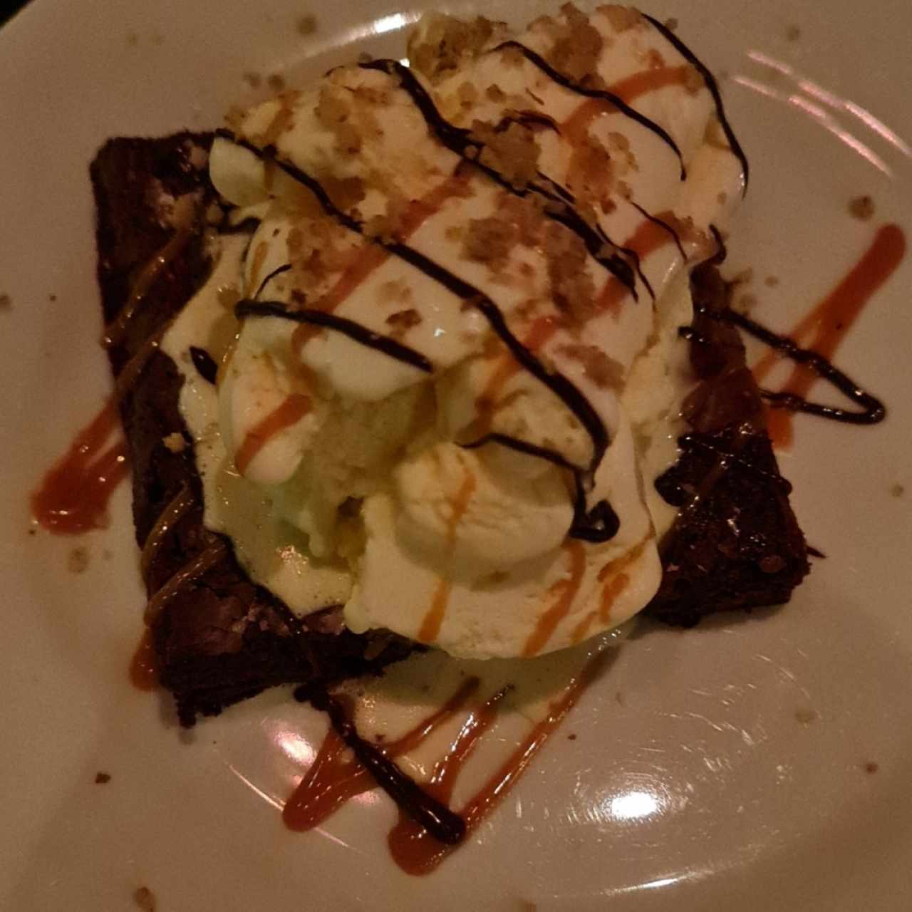 brownie & ice cream