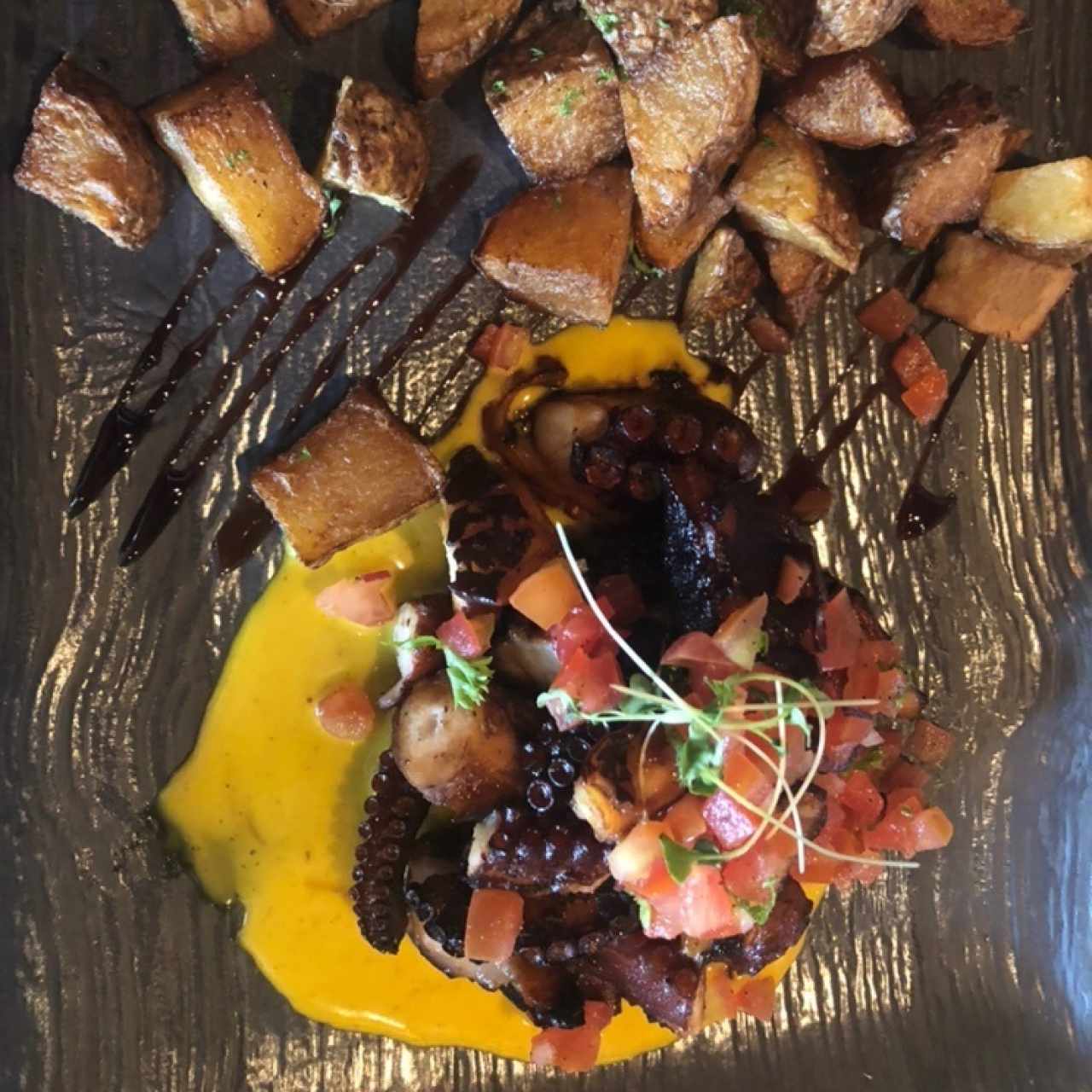Pulpo al carbón