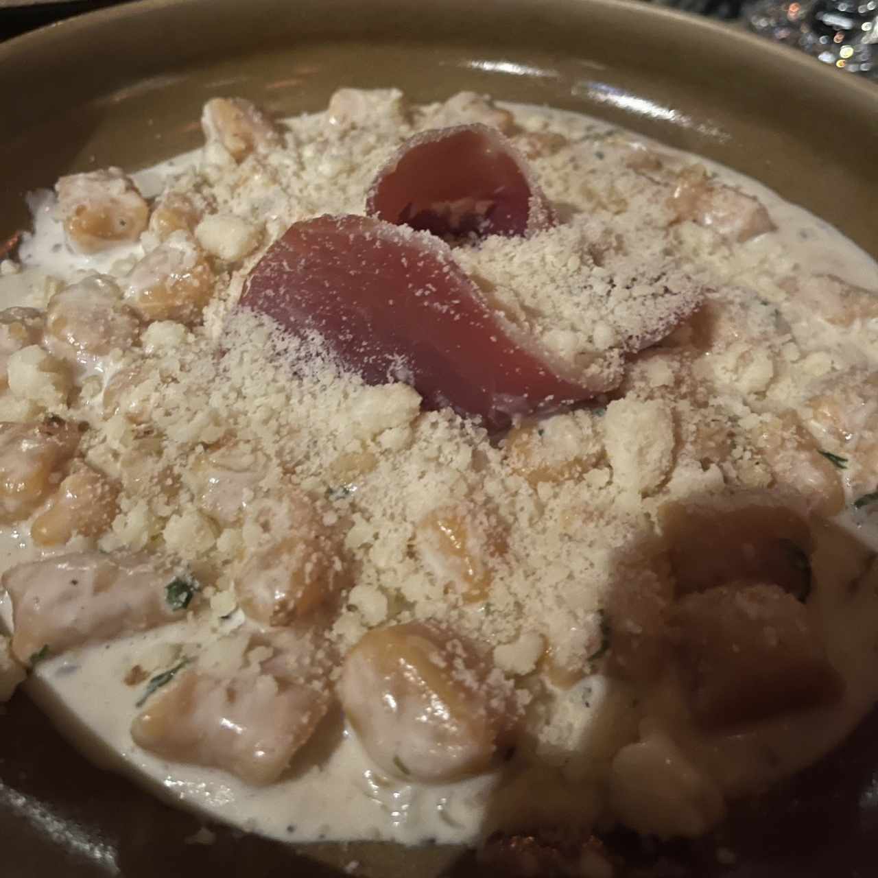 Gnocchi de camote 