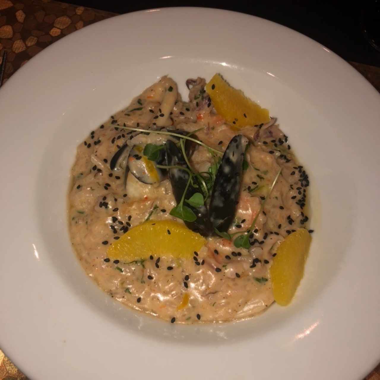 Rissoto de mariscos