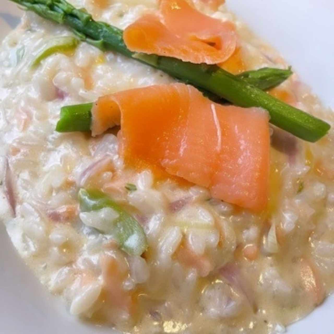 Rissoto de salmon