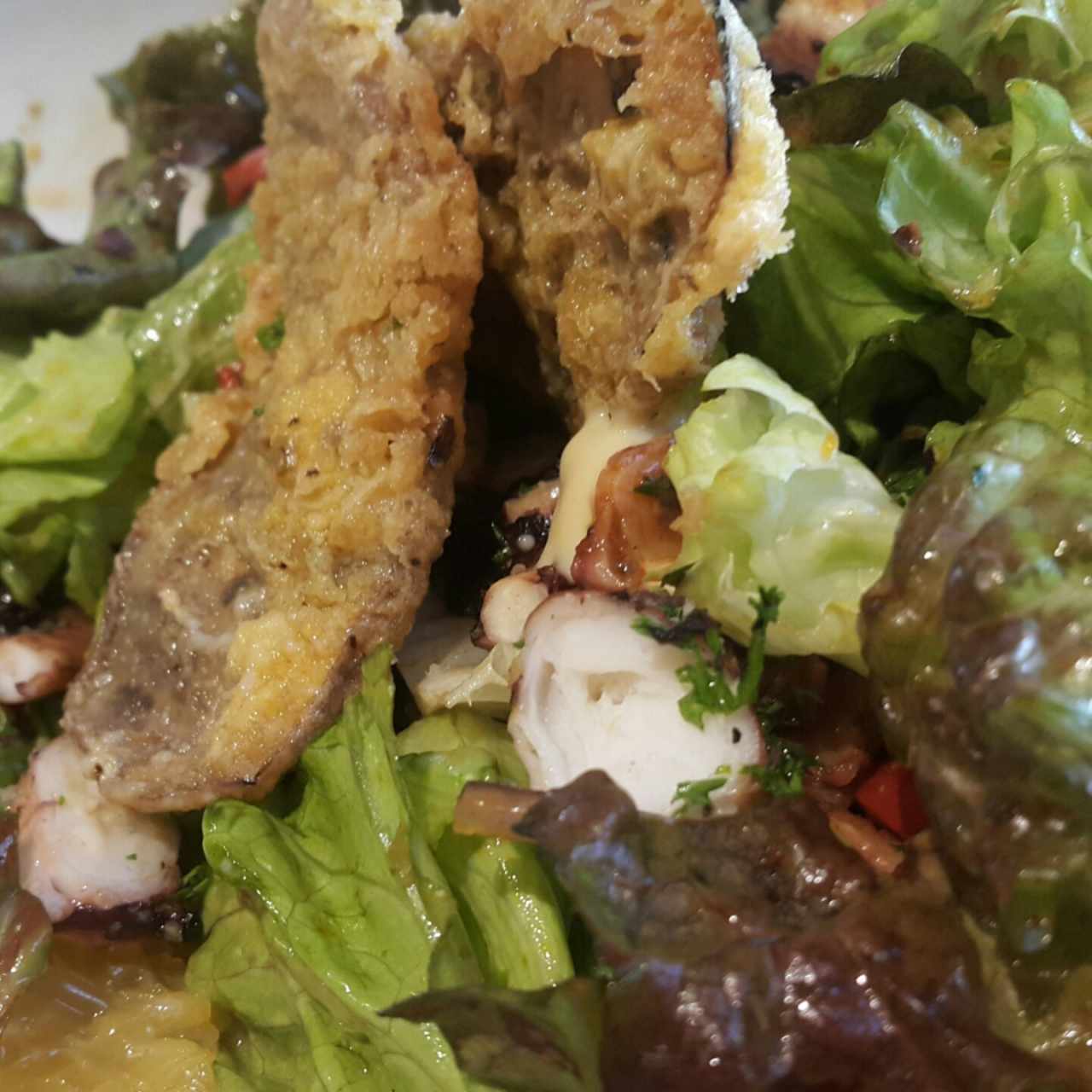 ensalada de pulpo al grill