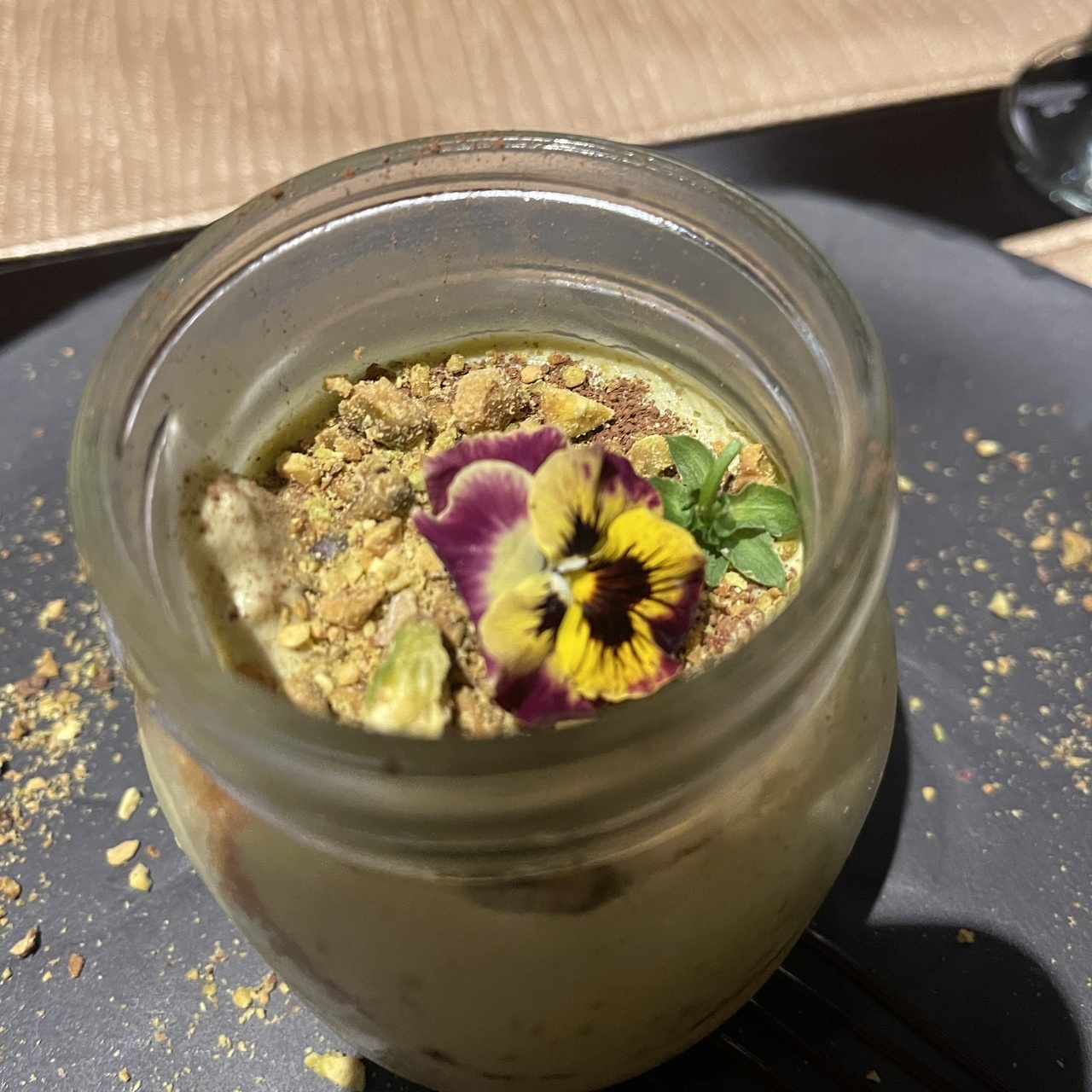 Tiramisu de pistacho