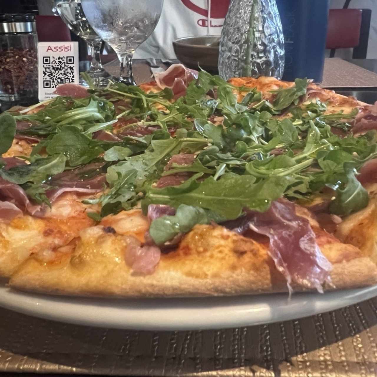 PizzA prosciutto con rucula