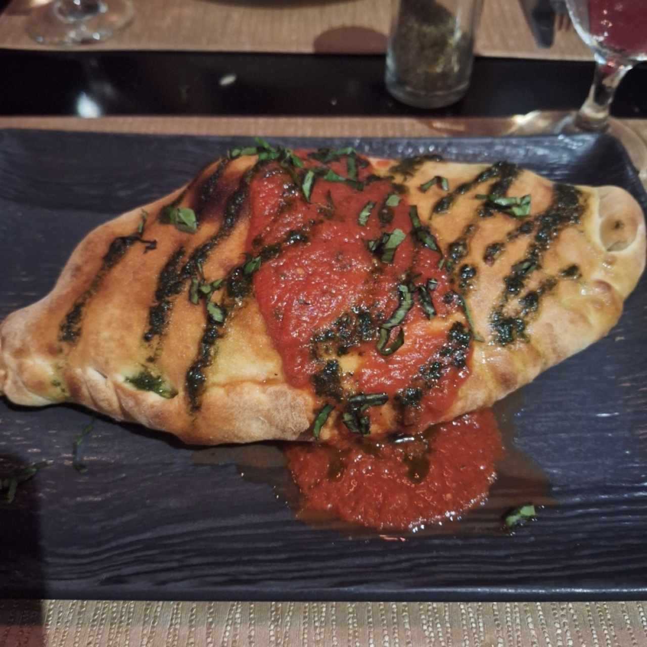calzone de carne 