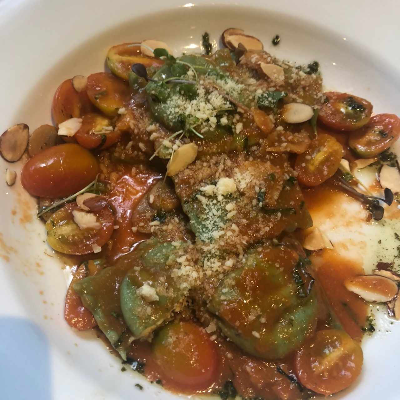 Ravioli de ricotta