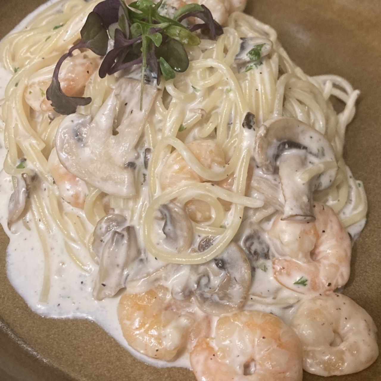 Camarones funghi