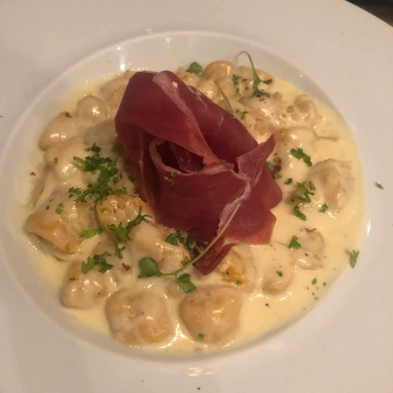 gnocchi de camote