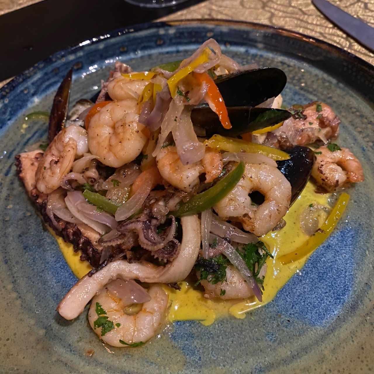 Salteado De Mariscos