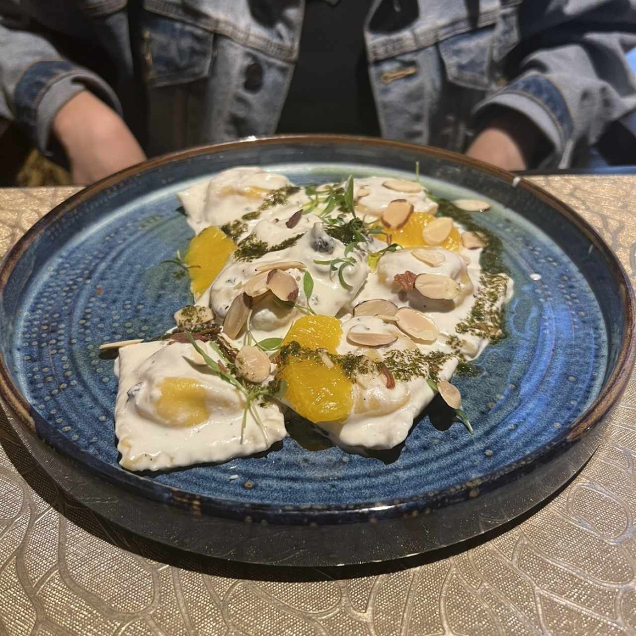 Ravioli de salmón