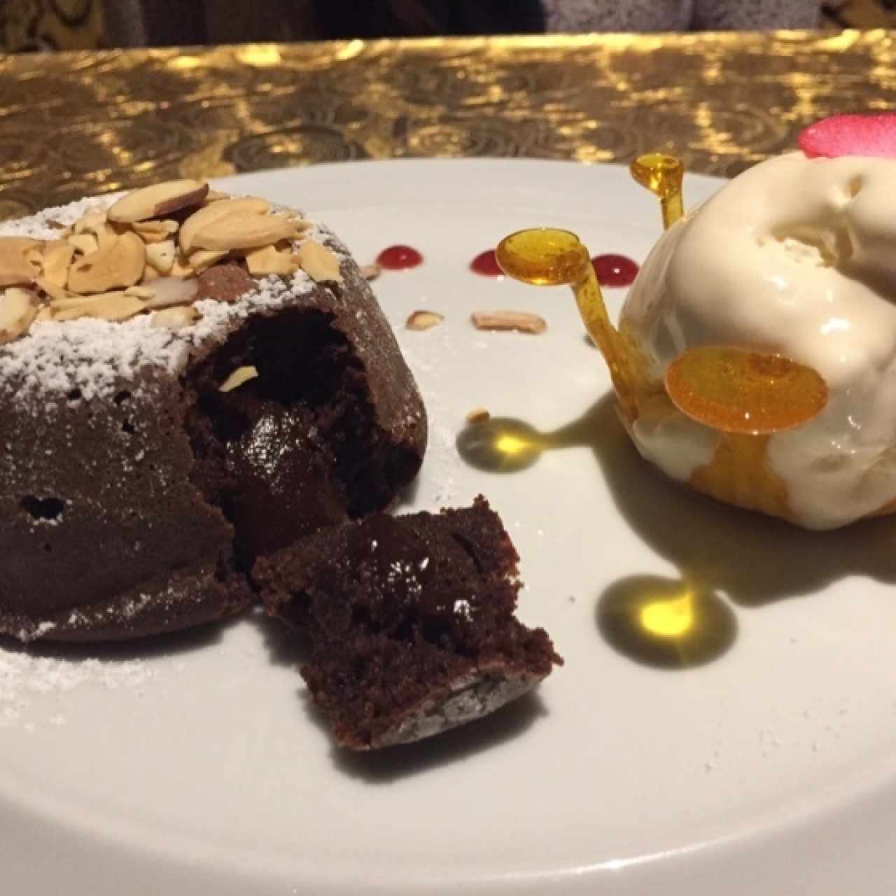 Postres - Fondant de chocolate