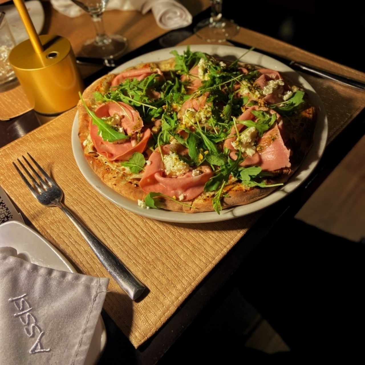 Pizza Mortadella E Pistacchio [Nueva]