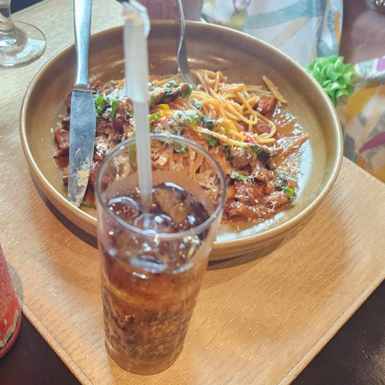 Pasta con trozos de Filite