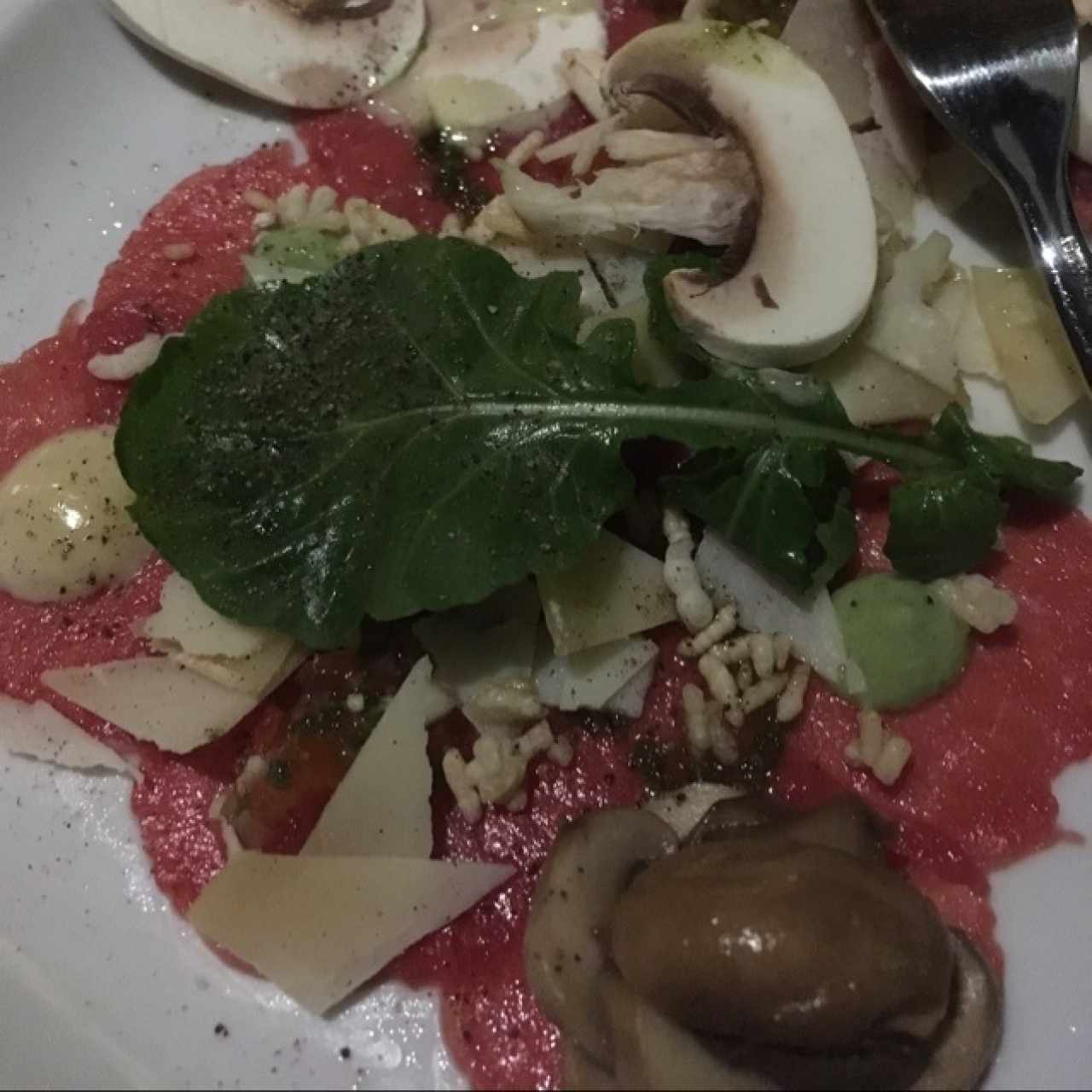 Entradas - Carpaccio di salmone