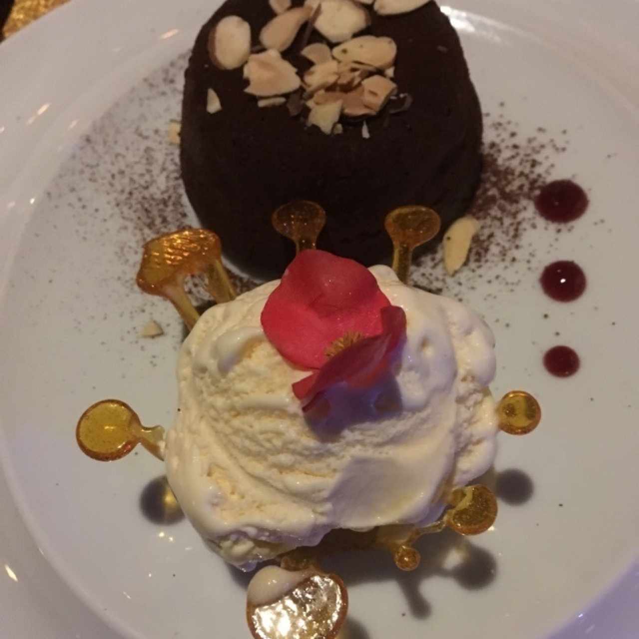 Postres - Fondant de chocolate