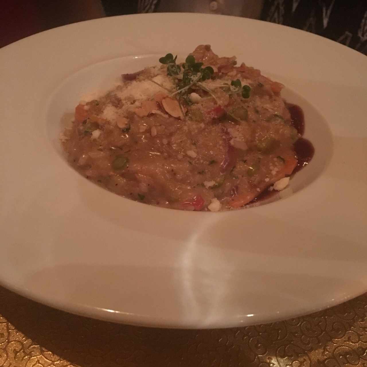 rissotto de cochinilla