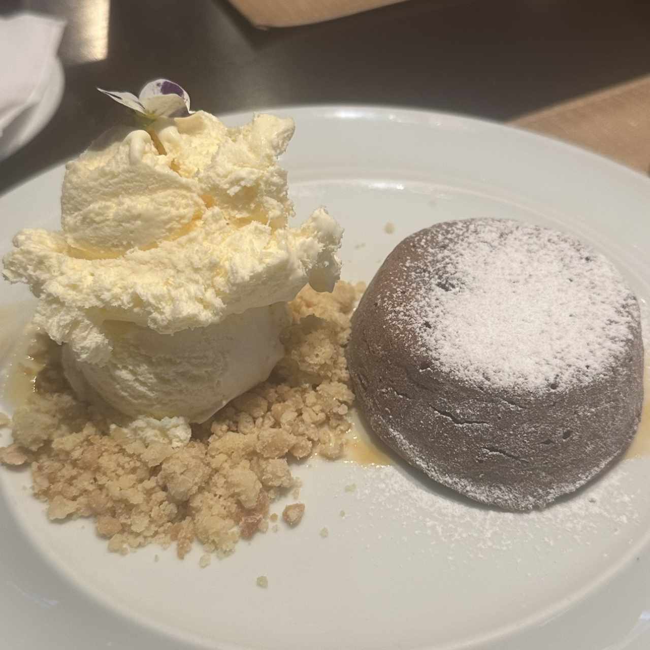 Volcan de chcolate