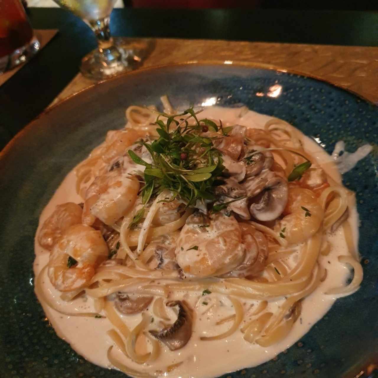 spaghetti de camarones 