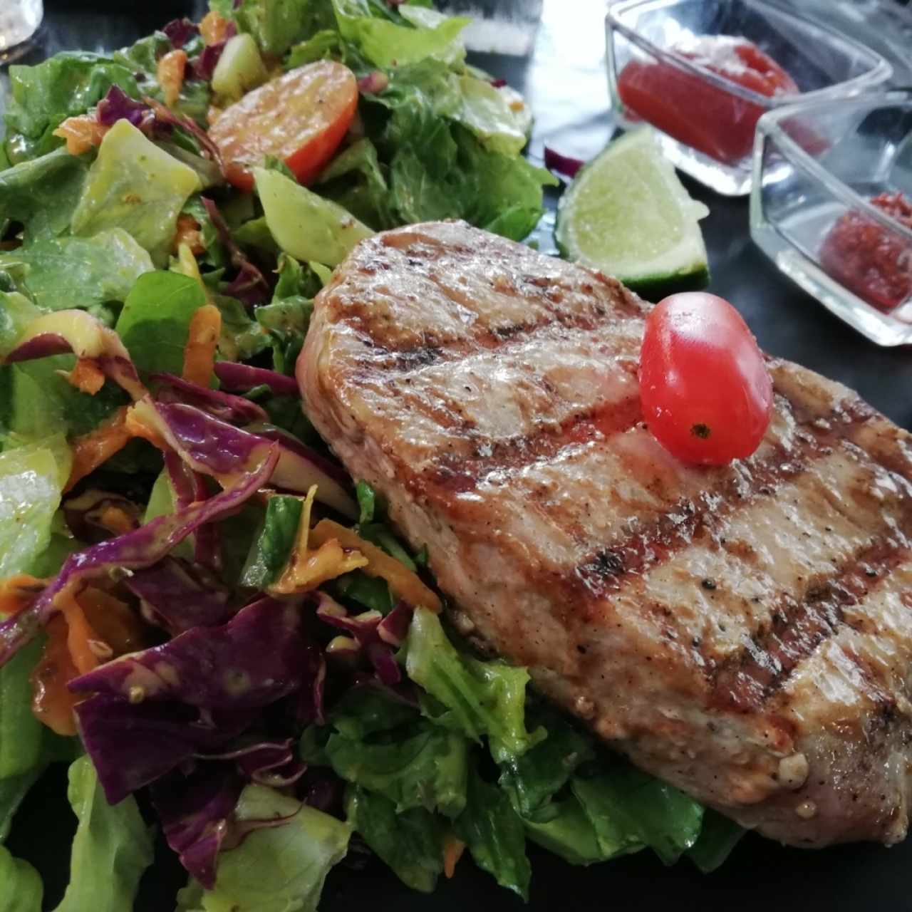 Salmón a la parrilla
